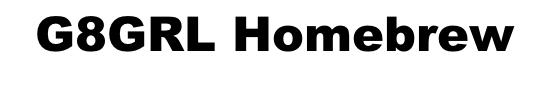 G8GRL Homebrew